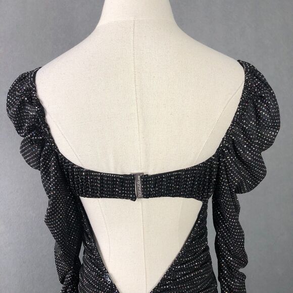 For Love & Lemons X Victoria’s Secret All That Glitters Ruched Mini Dress XS - Picture 7 of 16